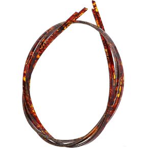 HEALLILY 2pcs Plastic Binding Purfling Strip for Guitar Acoustic Classical Guitar Bass Strip Body Binding Inlay (Brown) White Guitar