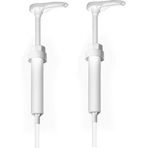 Gallon Pump Dispenser - Dispenses 1 Ounce Per Stroke - for Plastic or Glass Bottles – Heavy-Duty Leak Proof for Commercial and Household Use – BPA Free 38/400 (Pack of 4)
