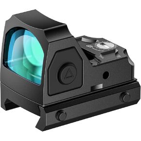 EZshoot Red/Green Dot Sight Motion Awake Optic for Pistols, 2MOA Dot, 12 Brightness Adjustment Red/Green Dot Scope, Suitable for RMR, Red/Green Dot with Adapter Plate for MOS and 21mm Picatinny Base