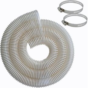 Heavy Duty Wear Resistant PU Dust Collection Hose with Smooth Inner Wall and Anti-static Spiral Vacuum Hose Industrial Material Conveying Plastic Reinforced Hose (2 1/2"×10.83')