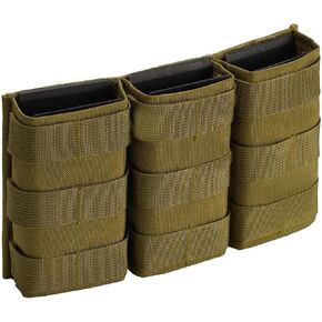 Tactical Triple Fast Unplug Molle Mag Pouch 5.56/M4/M16 1000D Oxford Magazine Pouch