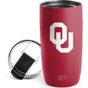 Simple Modern Officially Licensed Collegiate Ohio State Buckeyes 16oz Travel Coffee Tumbler with Flip Lid | NCAA Football Gifts for Men, Women | Voyager Collection | Ohio State University in Kuwait