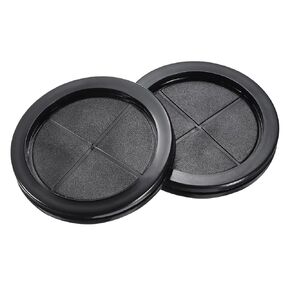 uxcell Rubber Grommet Round Double-Sided Mount Dia 90 mm ID 80 mm for Wire Protection 8pcs