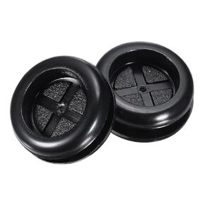 uxcell Rubber Grommet Round Double-Sided Mount Dia 26 mm ID 20 mm for Wire Protection 20pcs