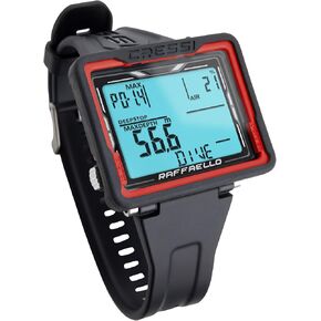 Cressi Scuba Dive Computer, Digital Compass, 3 Dive Modes, Wide Screen, Easy-to-Read Display - Raffaello: Made in Italy