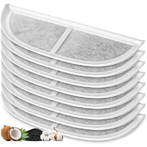 12 Packs Upgraded Replacement Pet Water Fountain Filter Compatible with eufy Pet Water Fountain for Dogs and Cats