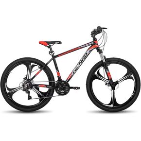 HH HILAND 26'' Mountain Bike, 3 6 Spokes, 21 Speeds Drivetrain, Aluminum Frame 26 Inch Wheels, Disc-Brake Bike for Men Women Men's MTB Bicycle