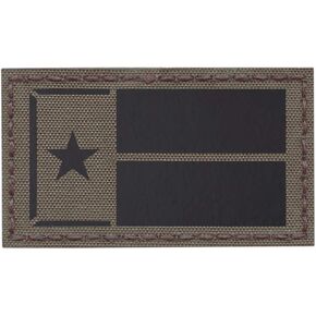IR Ranger Green Texas Lone Star Flag 2x3.5 Infared IFF Tactical Morale Hook Patch