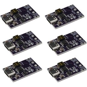 6pcs USB Type-C Interface PD/QC/AFC Fast Charge Trigger Module Supports Multiple Fixed Voltage Outputs Compatible with USB PD 3.0/PD 2.0