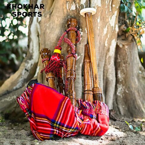 Mini Bagpipe Starter Set with Carry Bag – Rosewood, Irish Royal Stewart Cover, with carry bag in Saudi Arabia