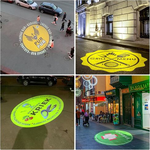 Custom Logo Projector Lights Custom GOBO projectors for Store Business or Wall Outdoor Waterproof ip67 HD led for Shop Advertising and Wedding 35W in Kuwait