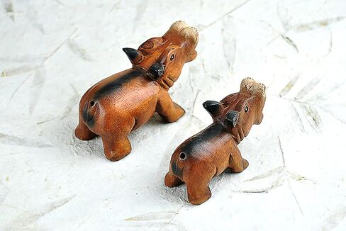 5"Wooden Owl Hoot Whistle - Musical Ocarina Craft Decor in Kuwait