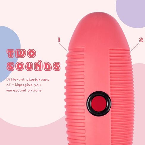Soulmate Guiro Instrument 3.9"x13" Fish Shaped Latin Percussion Instrument with 2 Scrapers Guiro Shaker Musical Training Tool for Beginners and Live Performanc Professional Band Accompaniment, Pink in Saudi Arabia