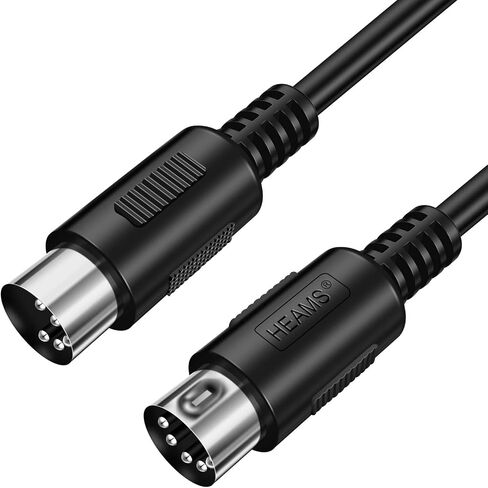 3 Pack Premium 3FT MIDI Cable, Stable & Fast Transmission and Long-Lasting MIDI Cables, Male to Male 5-Pin MIDI Cable for MIDI Keyboard, Electronic Piano, Electronic Drum in Kuwait