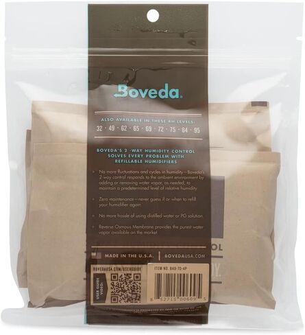 Boveda 49% Two-Way Humidity Control Replacement Packs for Boveda Starter Kits for Music – 12 Pack – Moisture Absorbers for Instrument Cases – Humidifier Packs – Individually Wrapped Hydration Packets in Saudi Arabia