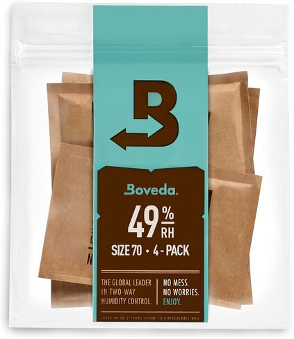 Boveda 49% Two-Way Humidity Control Replacement Packs for Boveda Starter Kits for Music – 12 Pack – Moisture Absorbers for Instrument Cases – Humidifier Packs – Individually Wrapped Hydration Packets in Saudi Arabia