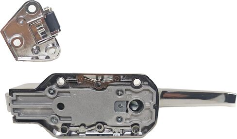 Walk in Cooler Door Handle,Freezer Door Handle, Walk in Cooler Door Closer Complete Latch Kit, Offset -1/5 In-3/5 in (Silver, 1/5 In-3/5 in(Offset)) in Saudi Arabia