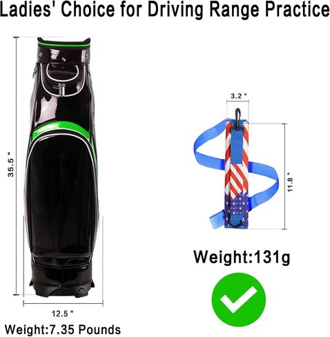 Lightweight Golf Club Bags for Men Women Kids Mini with Pouch Driving Range Course Clubs Carrier Small Sunday Golf Bag Carry Case Black Blue Purple in Saudi Arabia