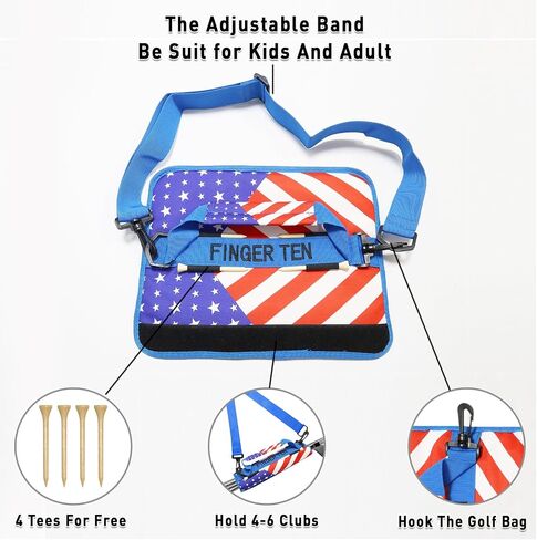 Lightweight Golf Club Bags for Men Women Kids Mini with Pouch Driving Range Course Clubs Carrier Small Sunday Golf Bag Carry Case Black Blue Purple in Saudi Arabia