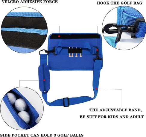 Lightweight Golf Club Bags for Men Women Kids Mini with Pouch Driving Range Course Clubs Carrier Small Sunday Golf Bag Carry Case Black Blue Purple in Kuwait