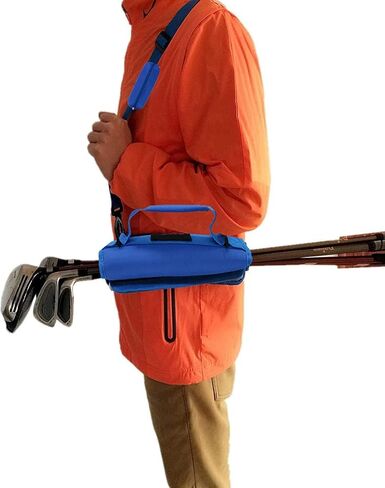 Lightweight Golf Club Bags for Men Women Kids Mini with Pouch Driving Range Course Clubs Carrier Small Sunday Golf Bag Carry Case Black Blue Purple in Kuwait