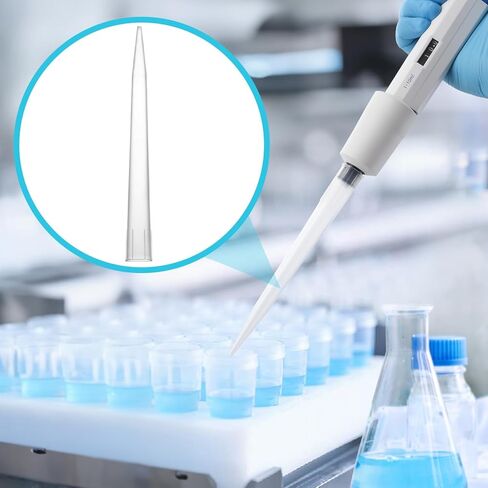 10 مللي ماصة نصائح 100 قطعة ، نصائح ماصة عالمية للمختبر ، نصائح التعامل مع السائل الشفاف MicroPipette ، قابلة للتعقيم للمنزل والمدرسة المختبرية in Kuwait