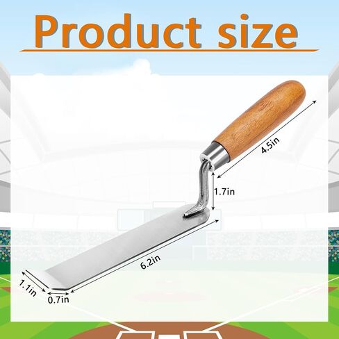 RunNico Baseball Dig Out Tools, Sturdy Anchor Clean Out Tool, Portable Base Digging Accessories for Outdoor Baseball and Softball Field Training Playing and Cleaning in Saudi Arabia