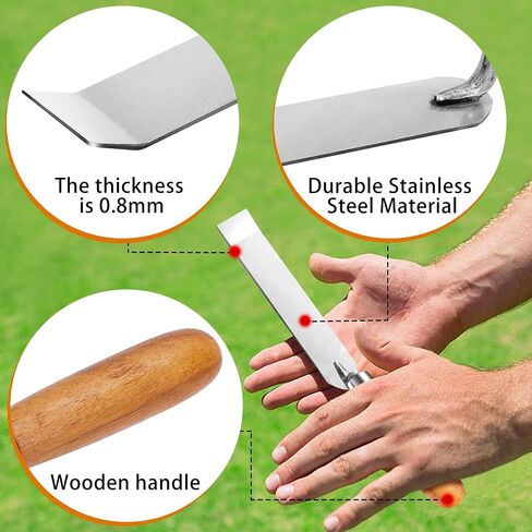 RunNico Baseball Dig Out Tools, Sturdy Anchor Clean Out Tool, Portable Base Digging Accessories for Outdoor Baseball and Softball Field Training Playing and Cleaning in Saudi Arabia