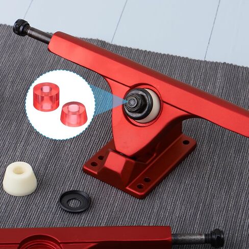 PATIKIL Skateboard Bushings, 90A PU Long-Board Truck Bushings Rebuild Kit for Skateboard Parts in Saudi Arabia