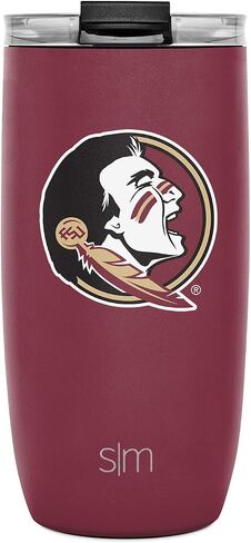 Simple Modern Officially Licensed Collegiate Ohio State Buckeyes 16oz Travel Coffee Tumbler with Flip Lid | NCAA Football Gifts for Men, Women | Voyager Collection | Ohio State University in Kuwait