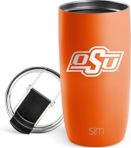 Simple Modern Officially Licensed Collegiate Ohio State Buckeyes 16oz Travel Coffee Tumbler with Flip Lid | NCAA Football Gifts for Men, Women | Voyager Collection | Ohio State University in Kuwait