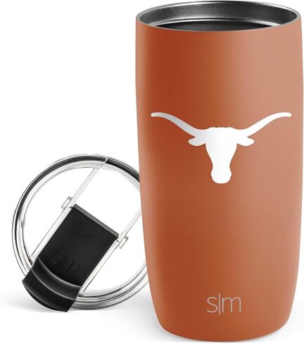 Simple Modern Officially Licensed Collegiate Ohio State Buckeyes 16oz Travel Coffee Tumbler with Flip Lid | NCAA Football Gifts for Men, Women | Voyager Collection | Ohio State University in Kuwait
