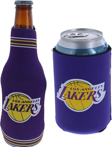 NBA Basketball Team Color Logo Can & Bottle Holder Insulator Beverage Cooler Set (Boston - Solid Logo (Celtics)) in Saudi Arabia