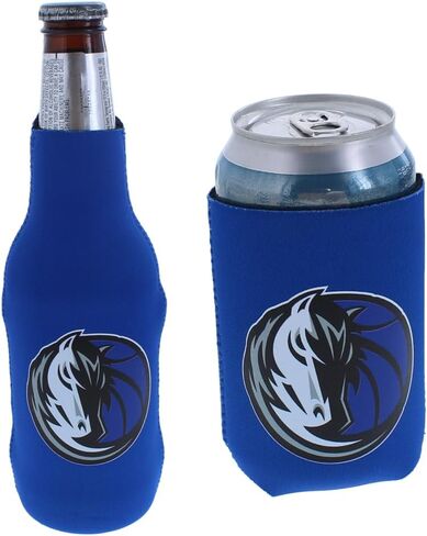 NBA Basketball Team Color Logo Can & Bottle Holder Insulator Beverage Cooler Set (Boston - Solid Logo (Celtics)) in Saudi Arabia