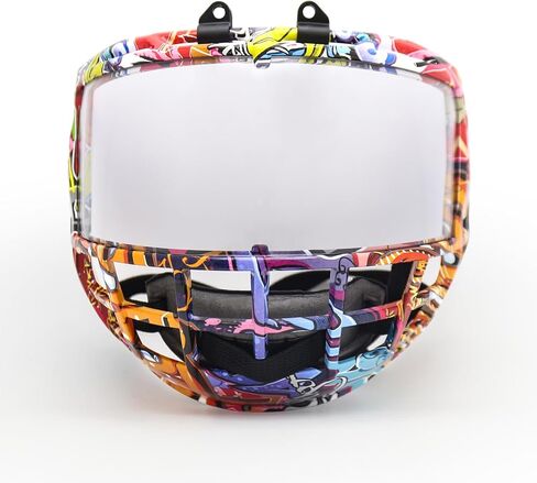 GY Hockey Full Shield Visor Junior Hockey Visor خوذة هوكي الجليد قناع حماية كامل للوجه (شفاف) in Kuwait