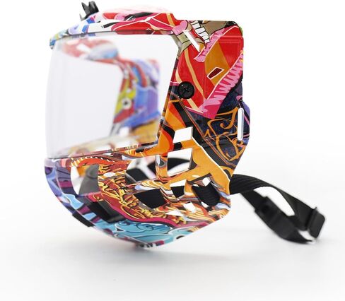 GY Hockey Full Shield Visor Junior Hockey Visor خوذة هوكي الجليد قناع حماية كامل للوجه (شفاف) in Kuwait