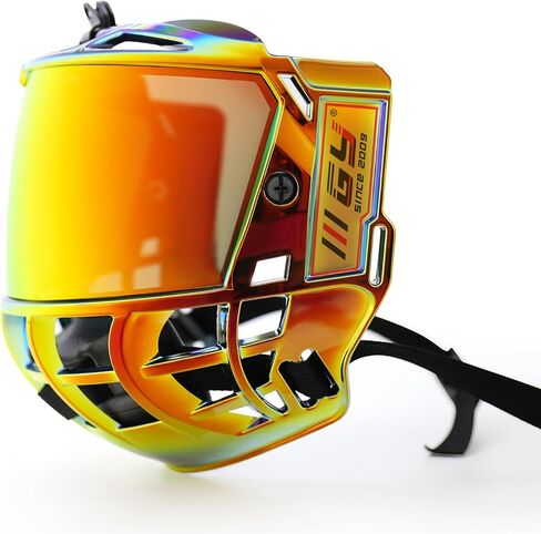 GY Hockey Full Shield Visor Junior Hockey Visor خوذة هوكي الجليد قناع حماية كامل للوجه (شفاف) in Kuwait