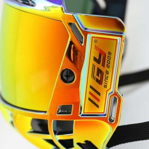 GY Hockey Full Shield Visor Junior Hockey Visor خوذة هوكي الجليد قناع حماية كامل للوجه (شفاف) in Kuwait