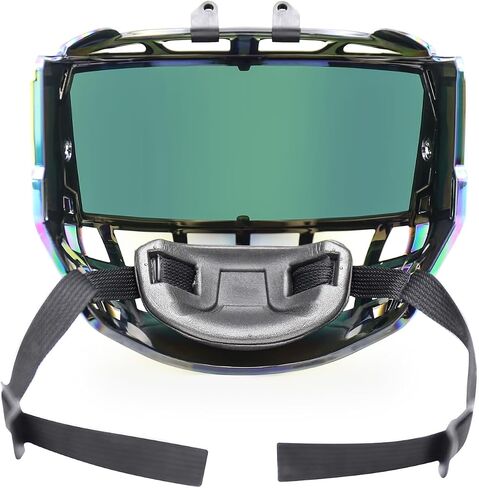 GY Hockey Full Shield Visor Junior Hockey Visor خوذة هوكي الجليد قناع حماية كامل للوجه (شفاف) in Kuwait