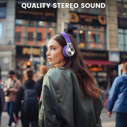 Wired Headphones with Mic & Volume Control — （Upgraded） Type-C Wired Headphones, On-Ear Headphones with Wire, Plug in Headphones for Laptop, Wired Headphone Over Ear Green in Saudi Arabia