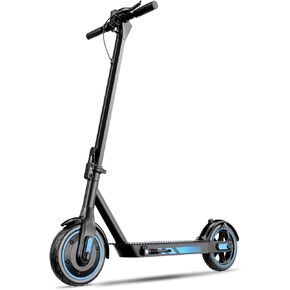 Electric Scooter Adults, Up to 25 Mph and 22 Miles Range, 500W Motor E-Scooter with 10" tire, Foldable Escooter with Dual Braking and App Control, UL Certified (Blue)