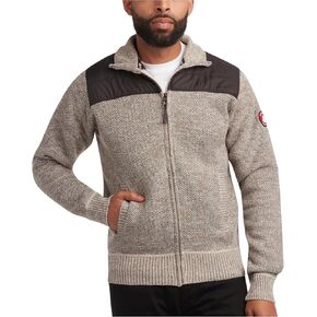 CANADA WEATHER GEAR Men's Sweater - Classic Zip Up Polar Fleece Mens Sweater - Cozy Stylish Jackets for Men (M-XXL)