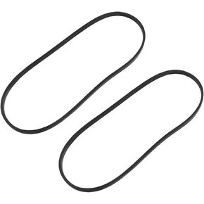 9.25" Non Vented Rotor Silencer Band Fits for Large Non-Vented Rotors, Replacement Part for AMMCO 6922 and GOODSON Rubber Brake Lathe Silencer Band, 2 Pack