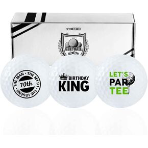 70th Birthday Gifts for Men Golfer, Balls Set for Him, Husband, Perfect for Dad, Grandpa, Golf Lovers for Father's Day Birthday Christmas