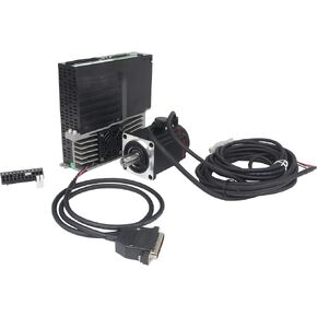with Brake 750W AC Servo Motor Kit, CNC 220V 4.4A 3000rpm L3000 17-bit Encoder RS485 Servo Motor Driver Controller Kit for CNC Engraver Milling Machine/Robot