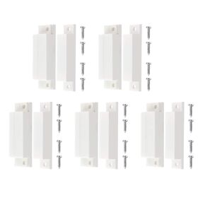 MC-31 Surface Mount Wired NC Door Contact Sensor Alarm Magnetic Reed Switch White 5 Pair