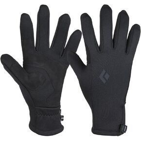 Heavyweight Screentap Gloves Touchscreen Fleece Liners for Running, Commuting, Hiking, Black-NPF, Medium