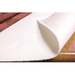 Yourtablecloth Deluxe Cushioned Heavy Duty Table Pad with Flannel Backing 52-inch Round White