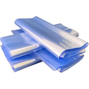 PVC Shrink Wrap Bag- 5x7Inches 200Pcs Heat Shrinkable Bag for Gift Box,Parts,DIY Projects Packaging