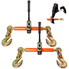 Electric Torque Drive Load Binder | Fits 5/16’’-3/8’’ Chain | 5,400 lbs Safe Working Load | Heavy-Duty Ratchet Binder Compatible with Portable Drill for Fast Cargo Tie-Down & Load Securement